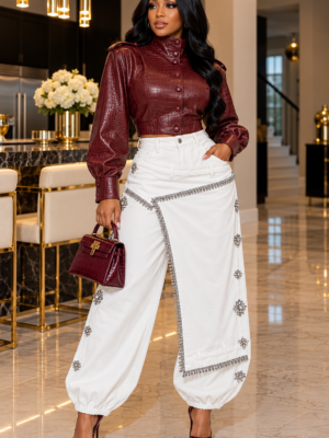 Diamond District Jeans Ivory